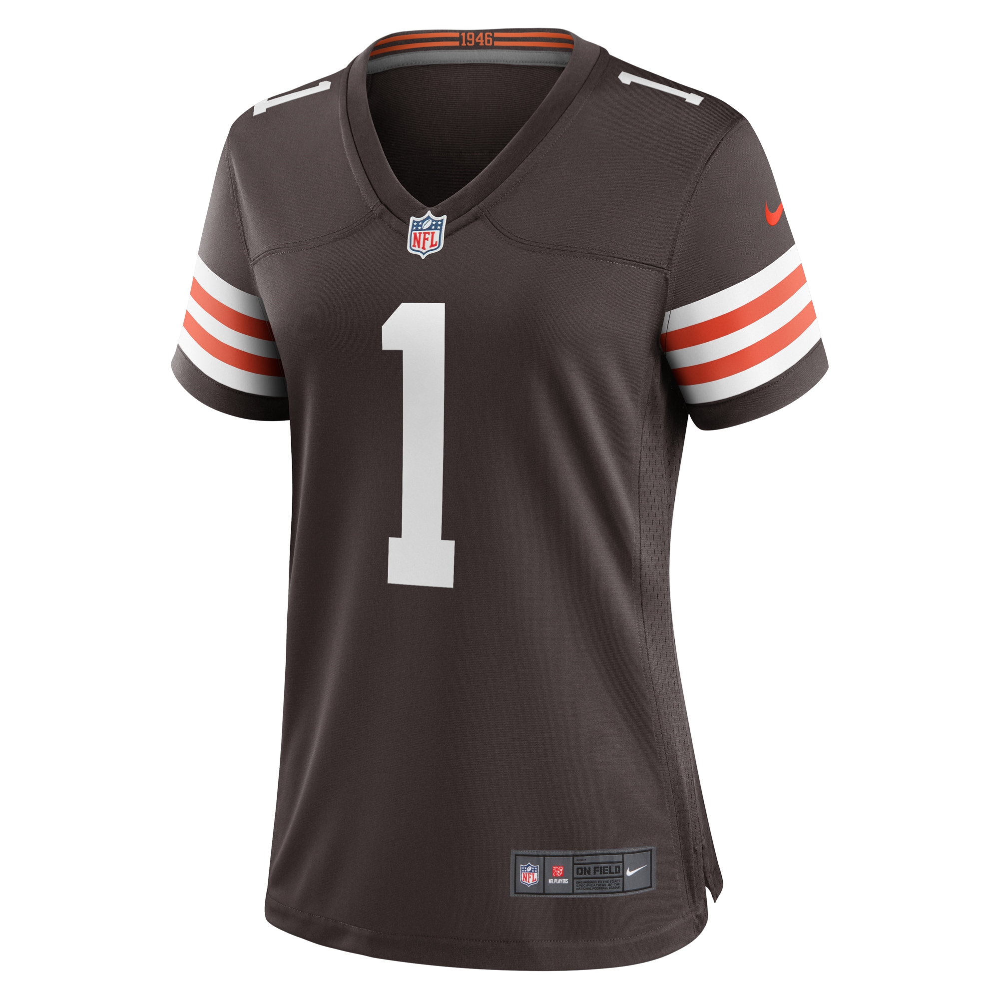Juan Thornhill Cleveland Browns Nike Women's Nike Women's All Player Jersey - Brown - vstockx