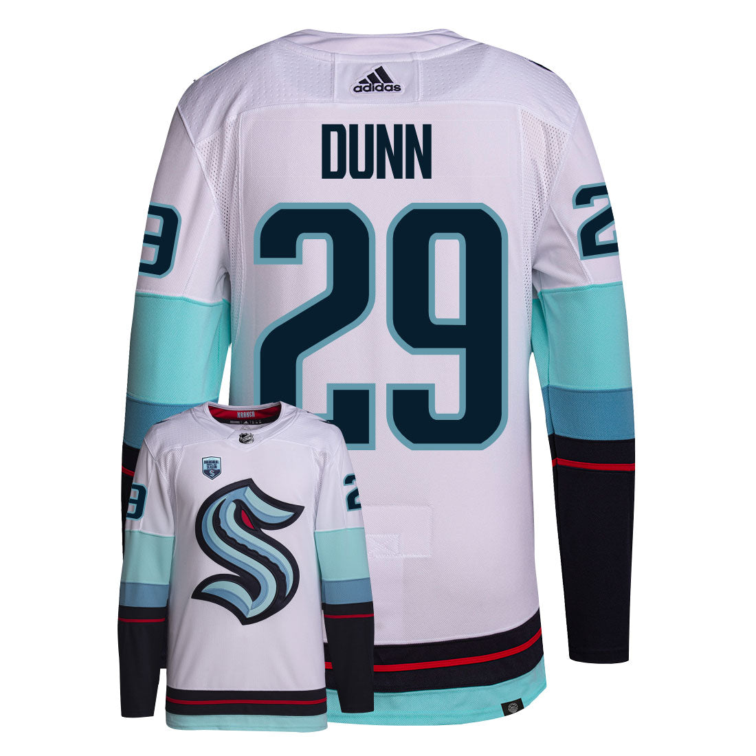 Vince Dunn Seattle Kraken Adidas Primegreen Authentic NHL Hockey Jersey - vstockx