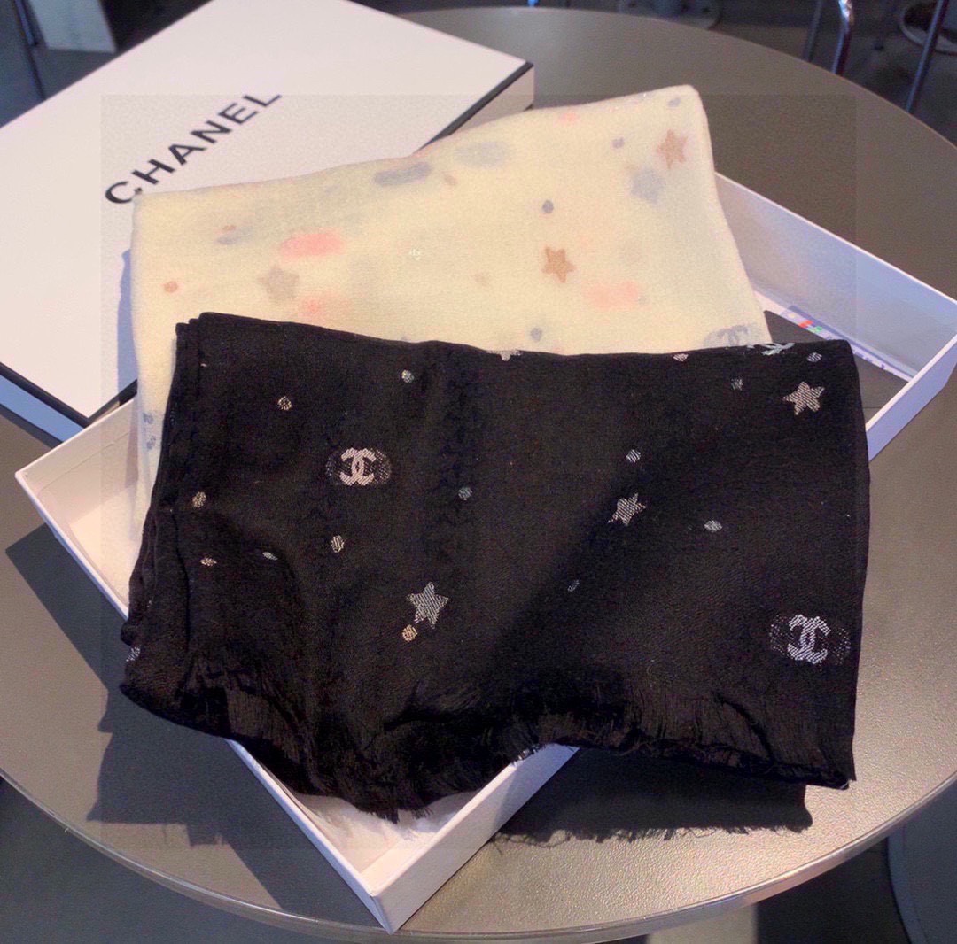 Streetwear Scarf CHANEL 329007 SIZE:90*200cm - vstockx