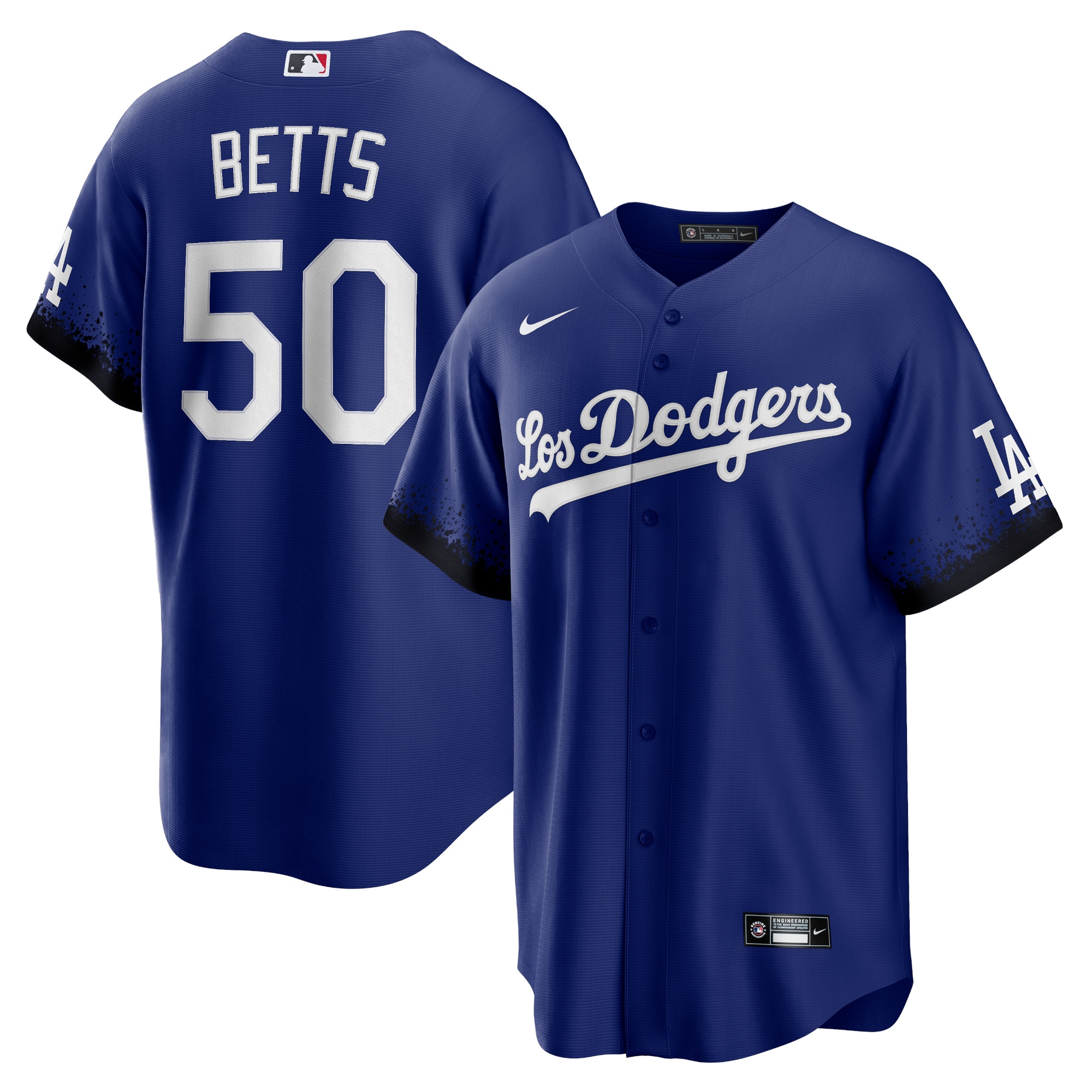 Mookie Betts Los Angeles Dodgers Nike City Connect Replica Player Jersey - Royal - vstockx