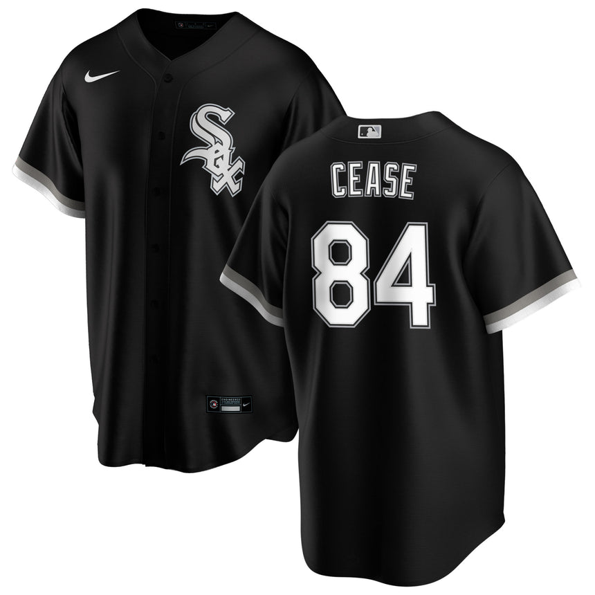 Men's Dylan Cease Chicago White Sox Black Alternate Premium Stitch Replica Jersey - vstockx