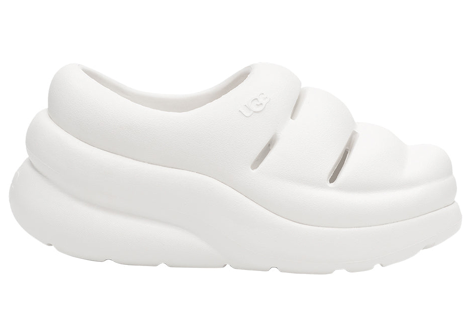 UGG Sport Yeah Clog Bright White (Kids) - vstockx