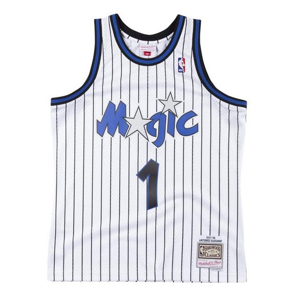 Mens Anfernee 'Penny' Hardaway Orlando Magic Mitchell & Ness White 1993-94 Hardwood Classics Swingman Jersey - vstockx