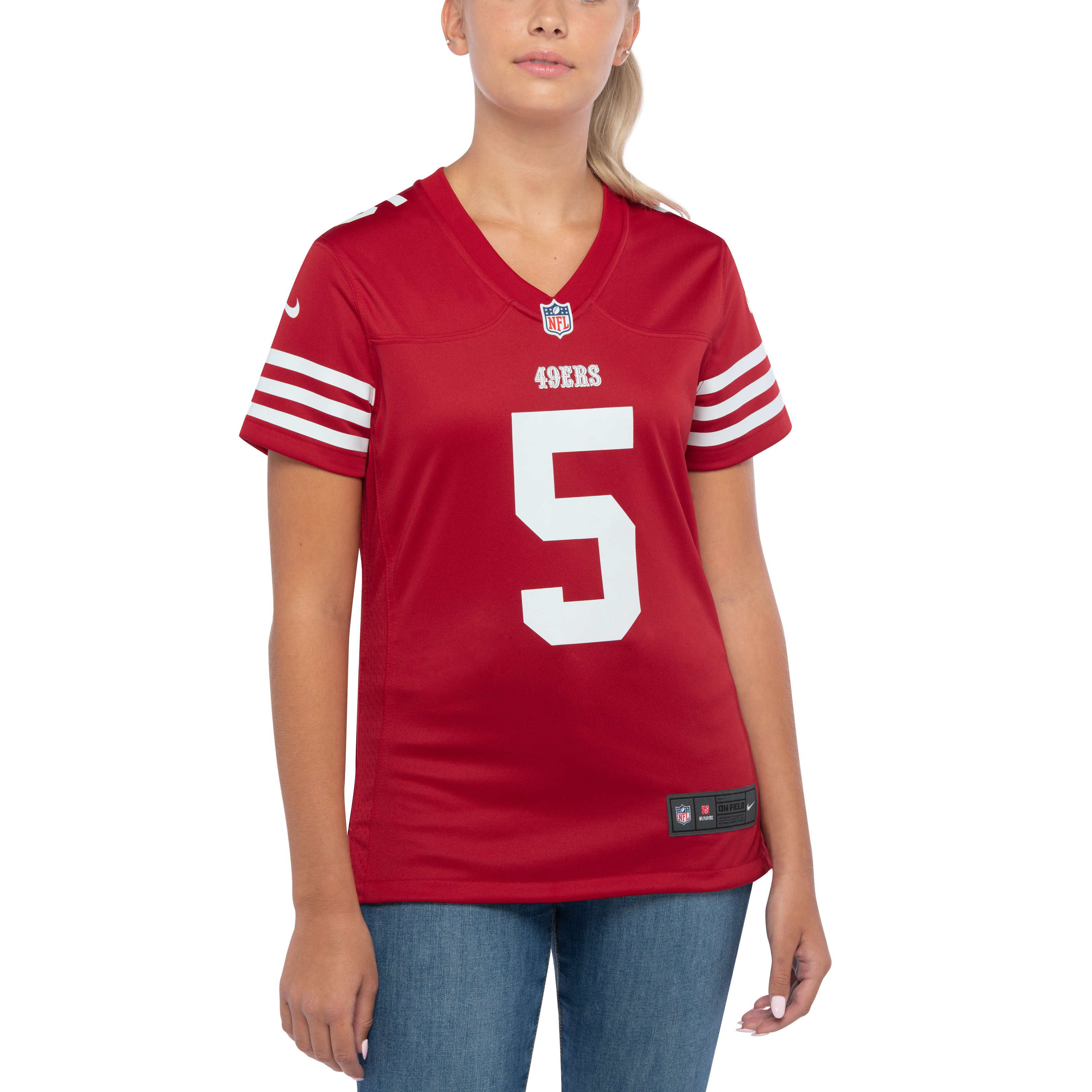Trey Lance San Francisco 49ers Nike Women's Player Jersey - Scarlet - vstockx