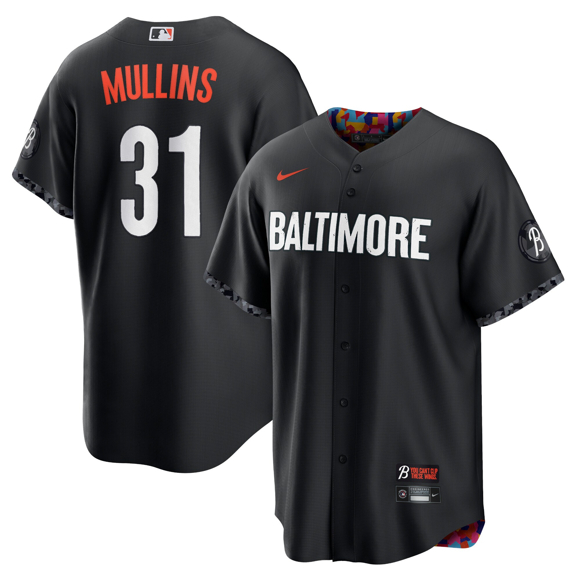 Cedric Mullins Baltimore Orioles Nike 2023 City Connect Replica Player Jersey - Black - vstockx