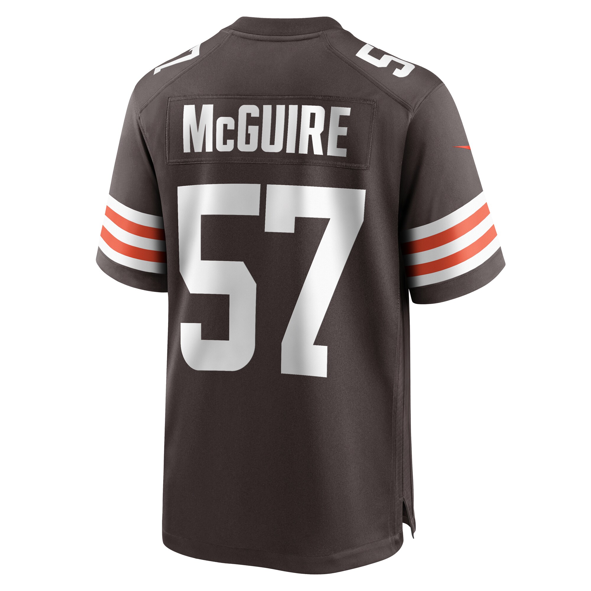 Isaiah McGuire Cleveland Browns Nike Team Game Jersey - Brown - vstockx