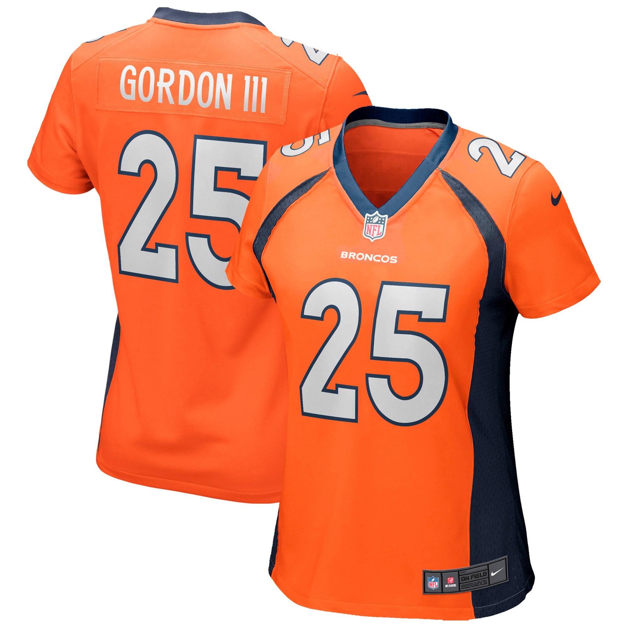 Melvin Gordon III Denver Broncos Nike Women's Game Jersey - Orange - vstockx