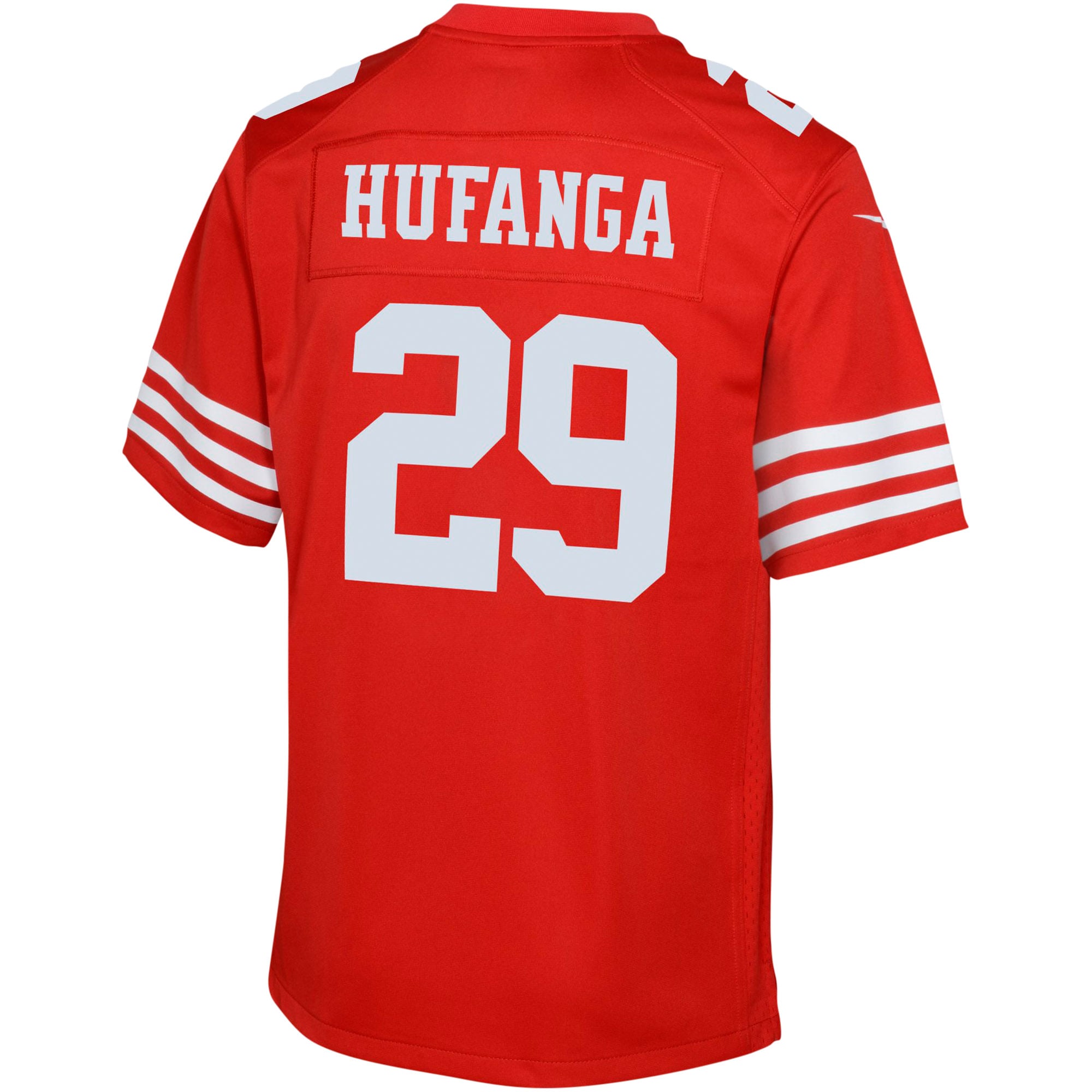 Talanoa Hufanga San Francisco 49ers Nike Youth Game Jersey - Scarlet - vstockx