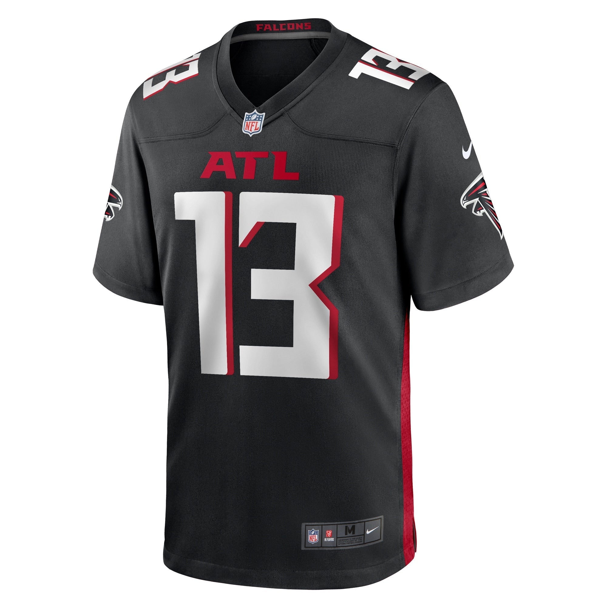 Men's Nike Jared Bernhardt Black Atlanta Falcons Player Game Jersey - vstockx