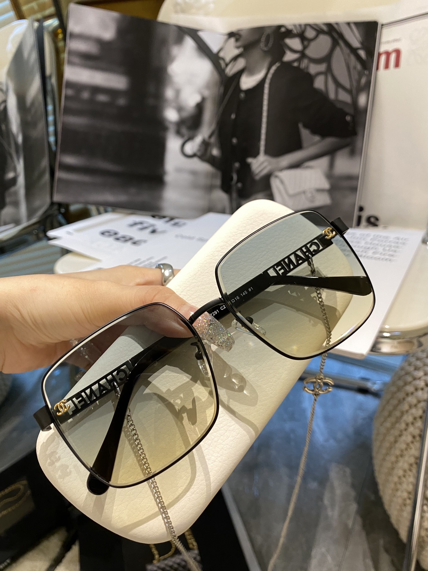 Sunglasses Chanel CH7291 size��59��16-145 - vstockx