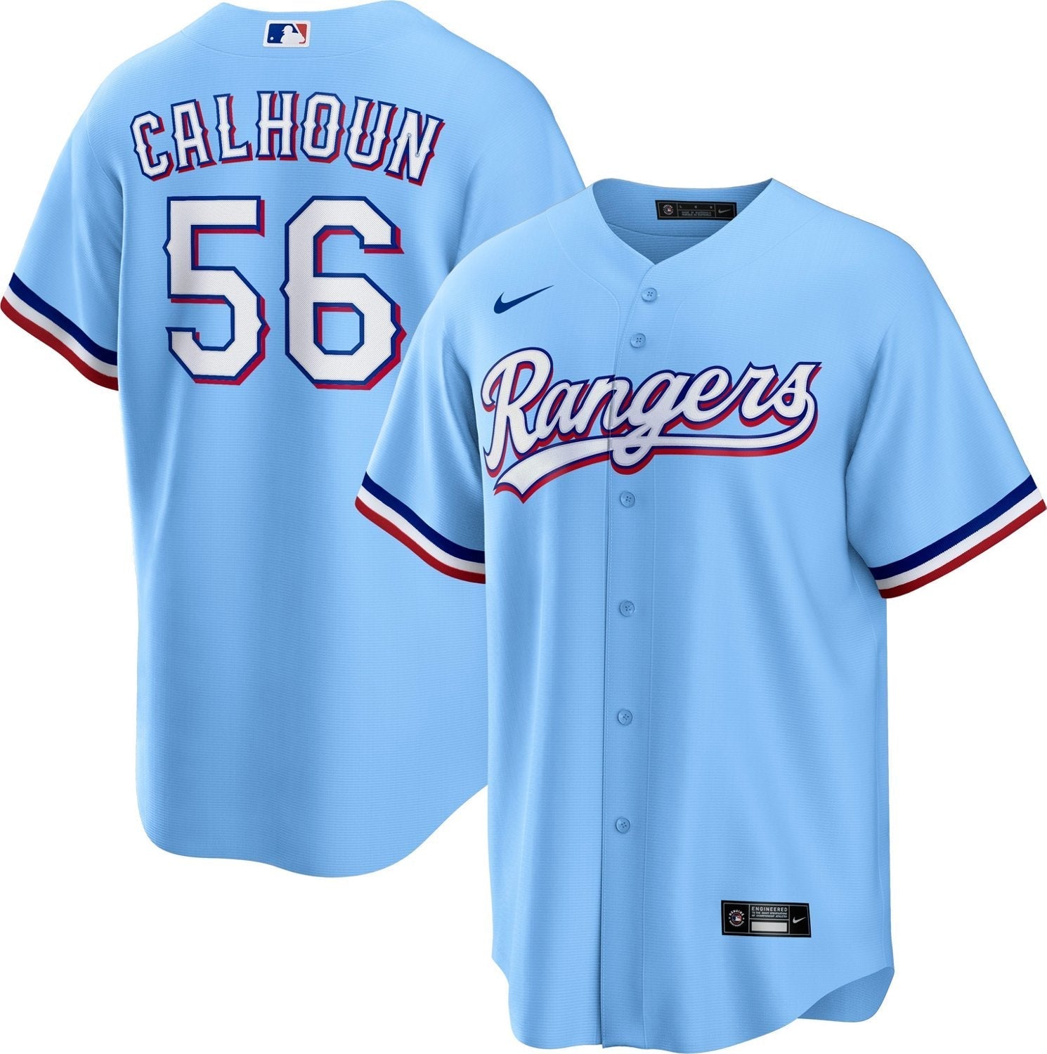 Nike Men's Texas Rangers Kole Calhoun #56 Official Replica Jersey - vstockx