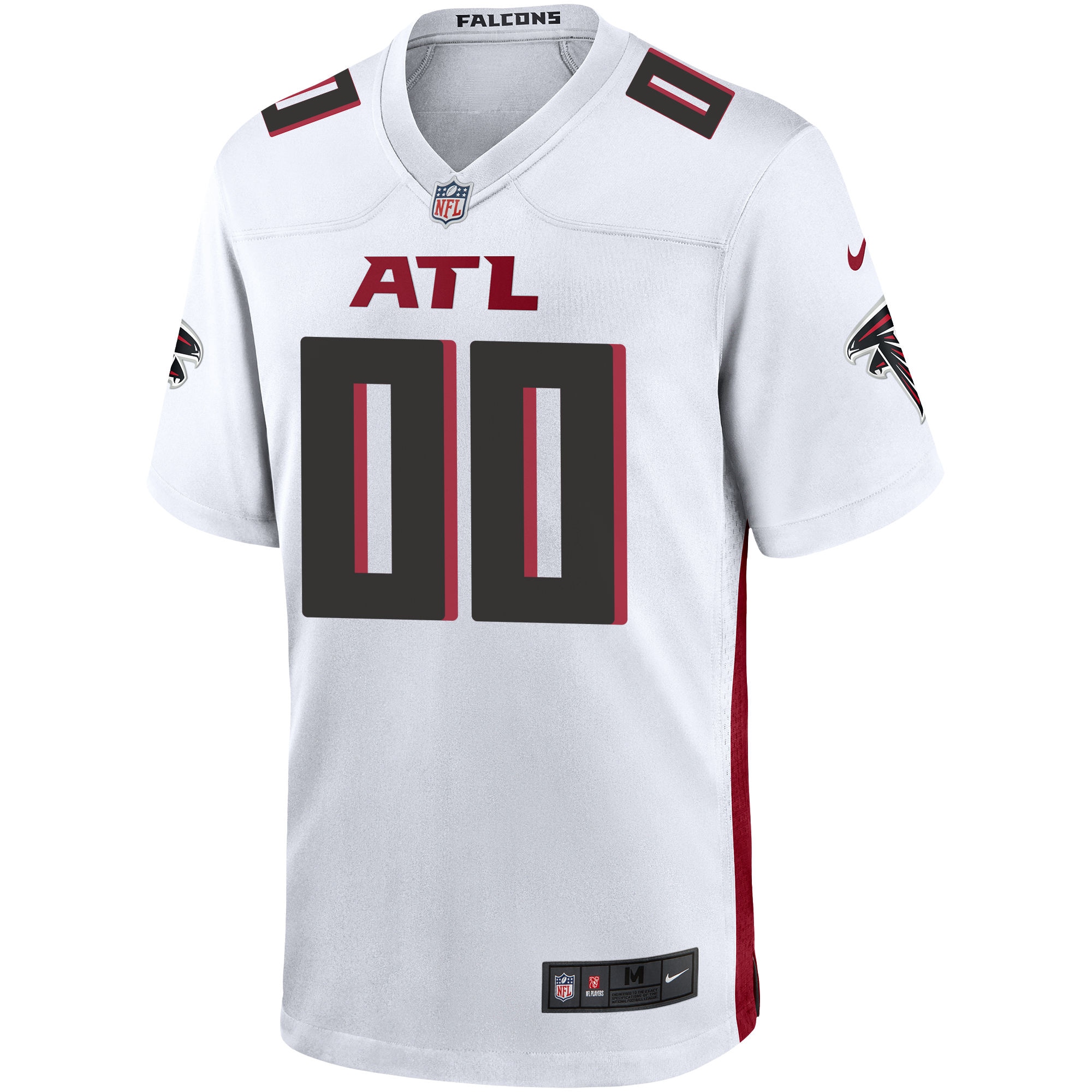 Atlanta Falcons Nike Custom Game Jersey - White - vstockx
