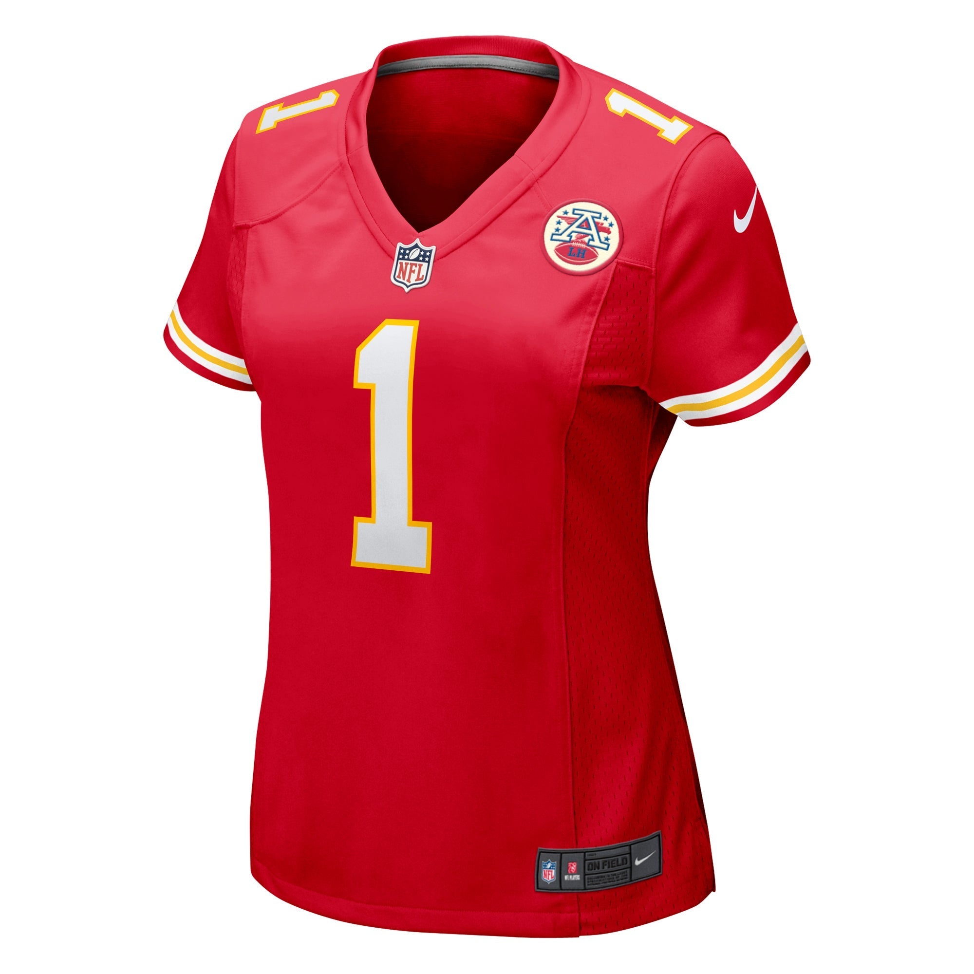 Women's Nike Number 1 Mom Red Kansas City Chiefs Game Jersey - vstockx