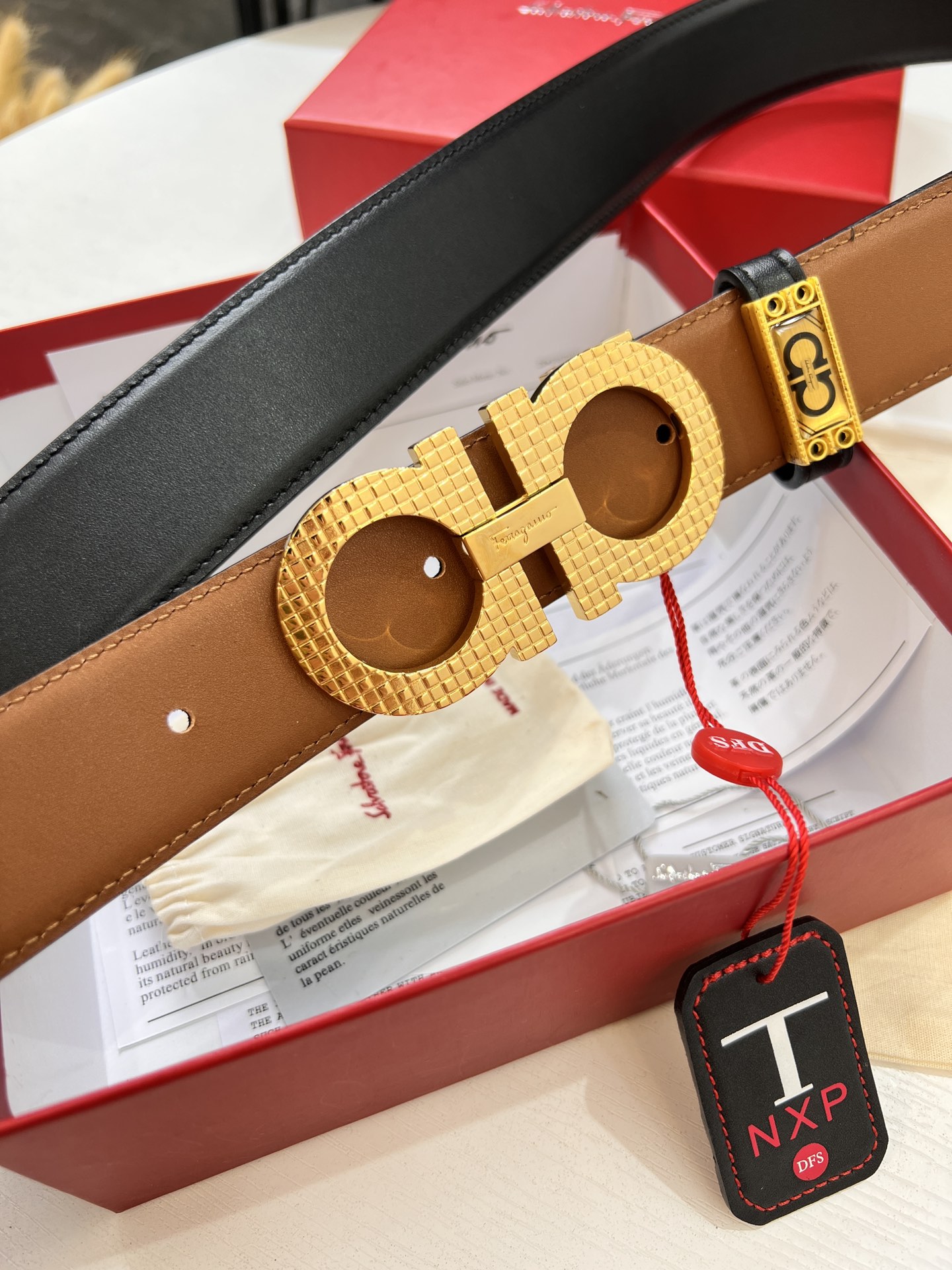 Streetwear Belt Ferragamo 319666 size:3.5cm - vstockx