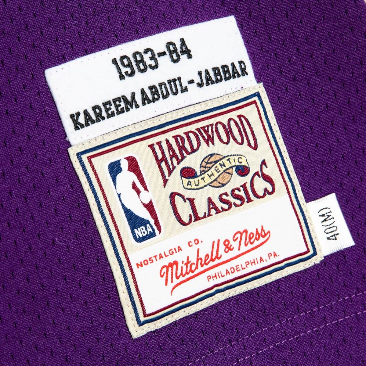 Authentic Jersey Los Angeles Lakers 1983-84 Kareem Abdul-Jabbar - vstockx