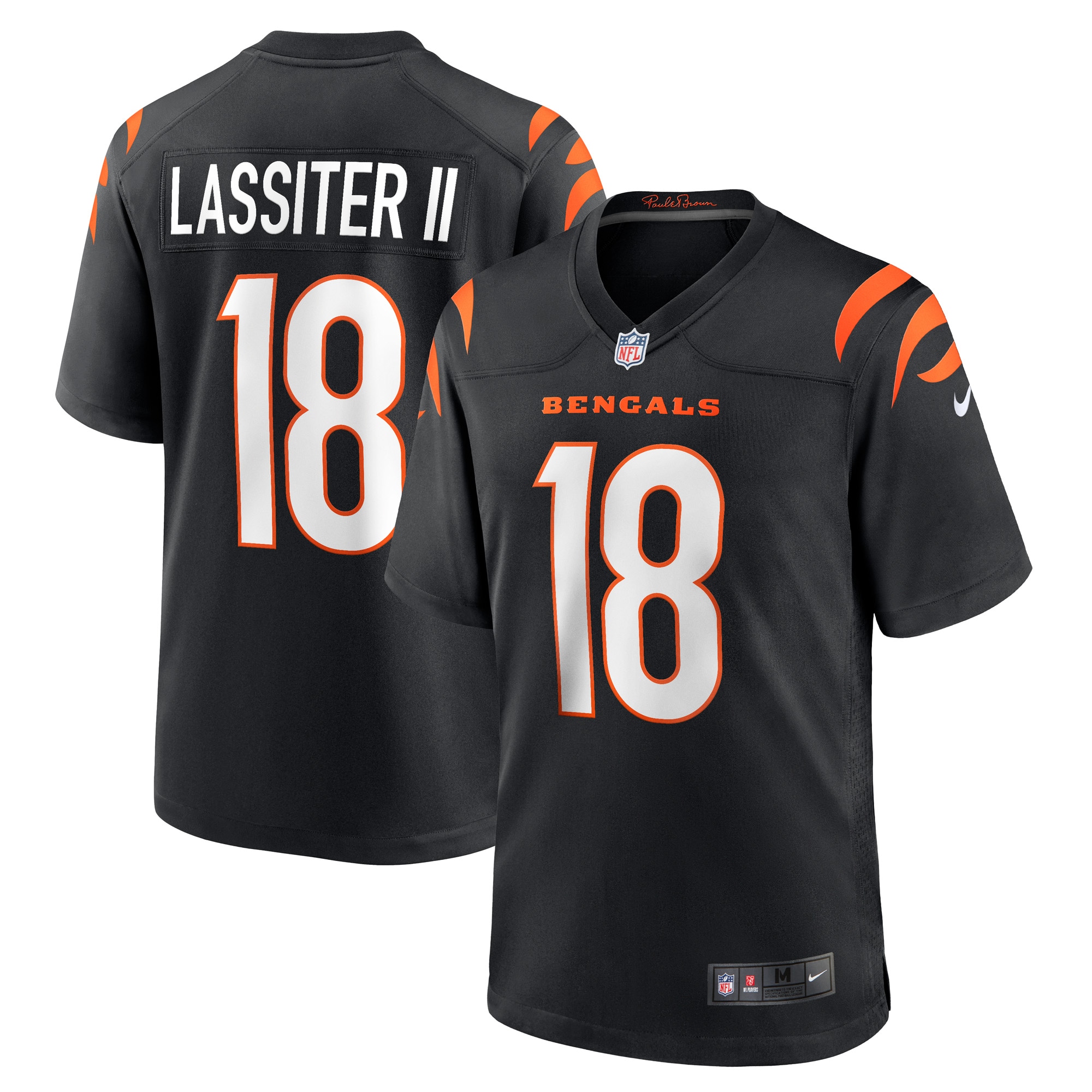 Kwamie Lassiter II Cincinnati Bengals Nike Game Player Jersey - Black - vstockx