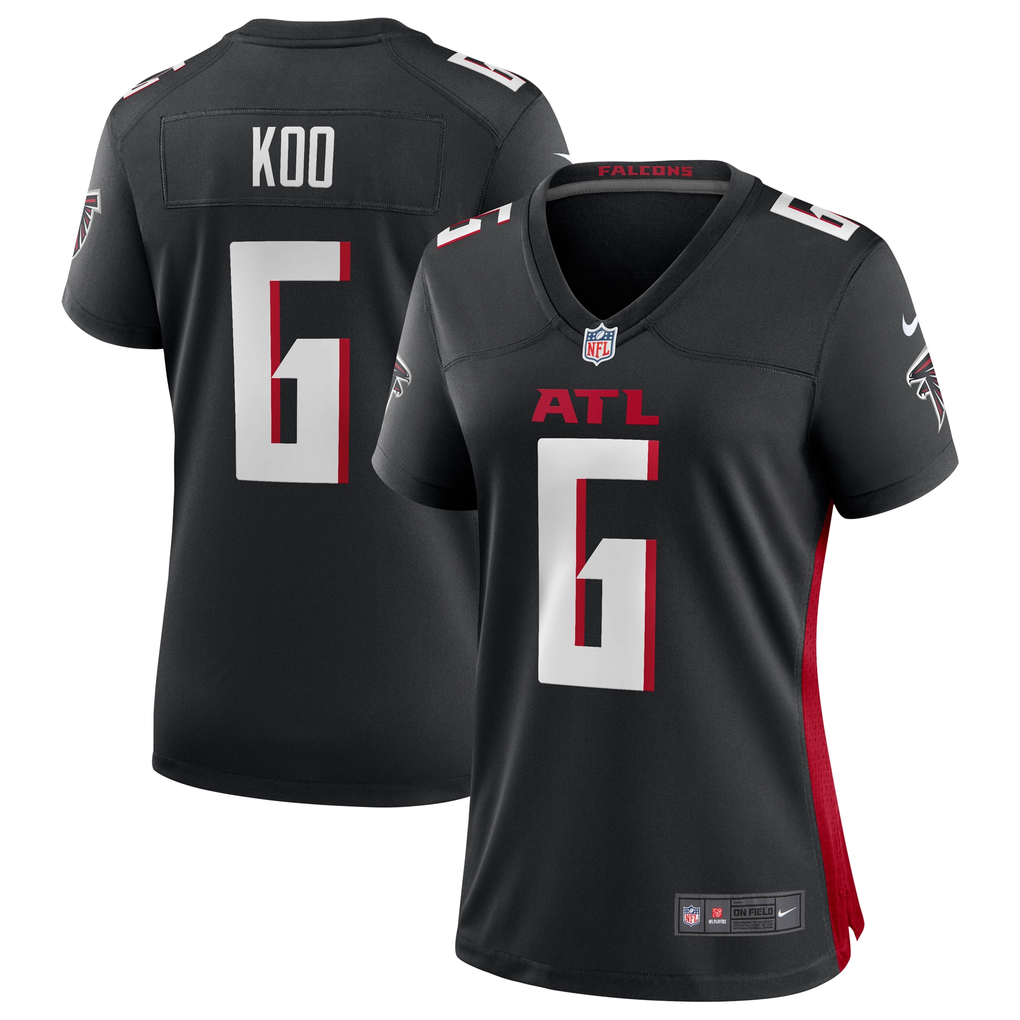 Younghoe Koo Atlanta Falcons Nike Women's Team Game Jersey - Black - vstockx