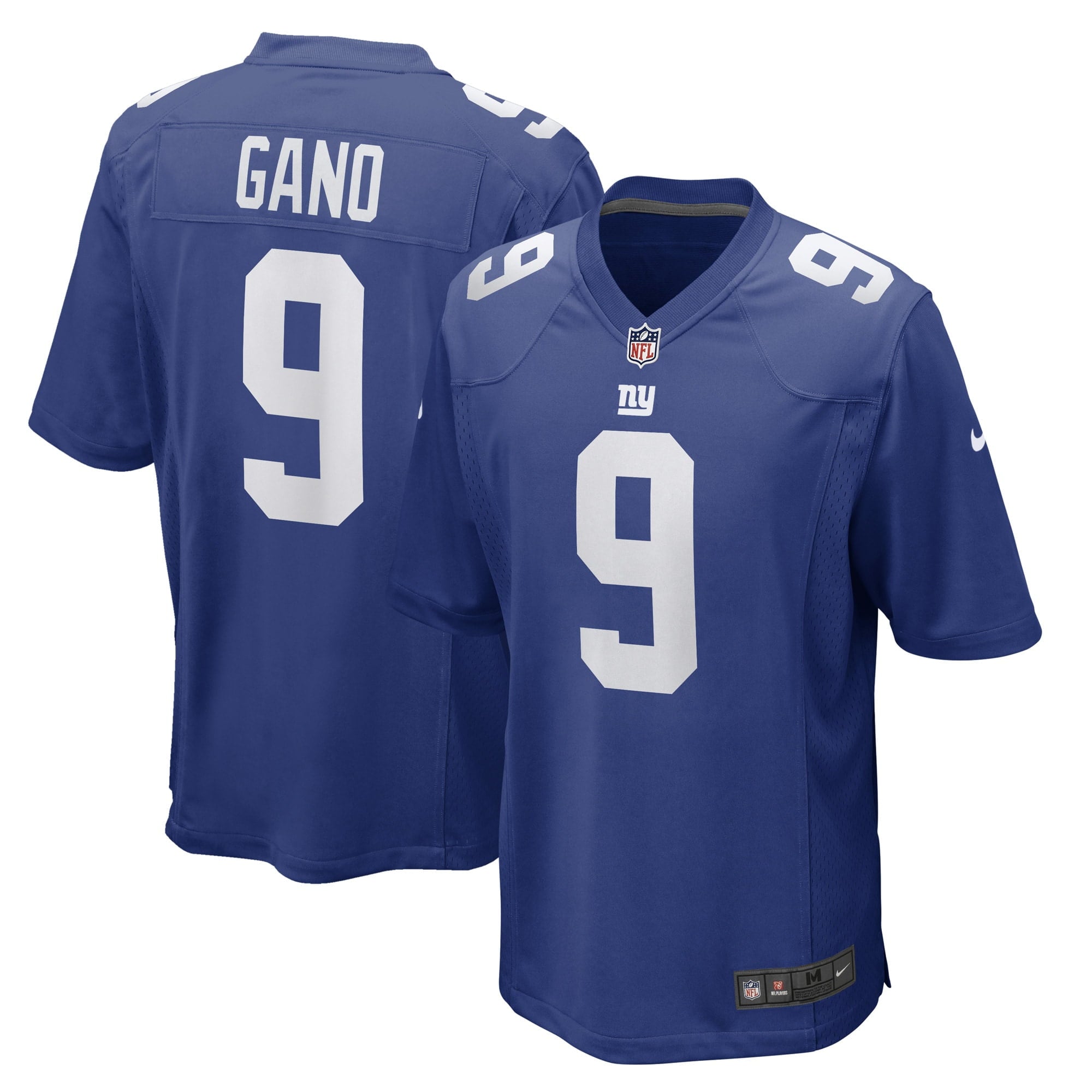 Men's Nike Graham Gano Royal New York Giants Team Game Player Jersey - vstockx