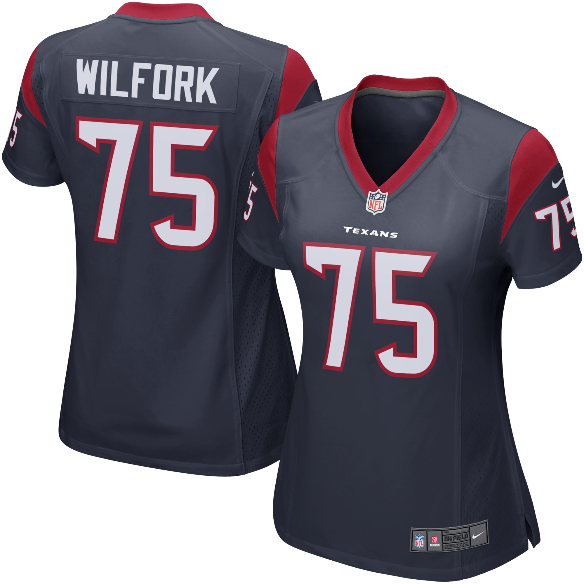 Vince Wilfork Houston Texans Nike Women's Game Jersey - Navy Blue - vstockx
