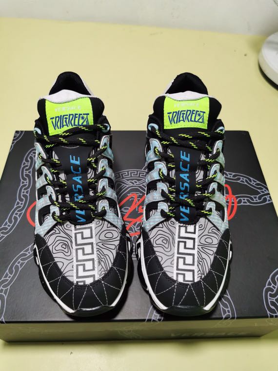 Versace Trigreca Milan Black Blue Purple - vstockx