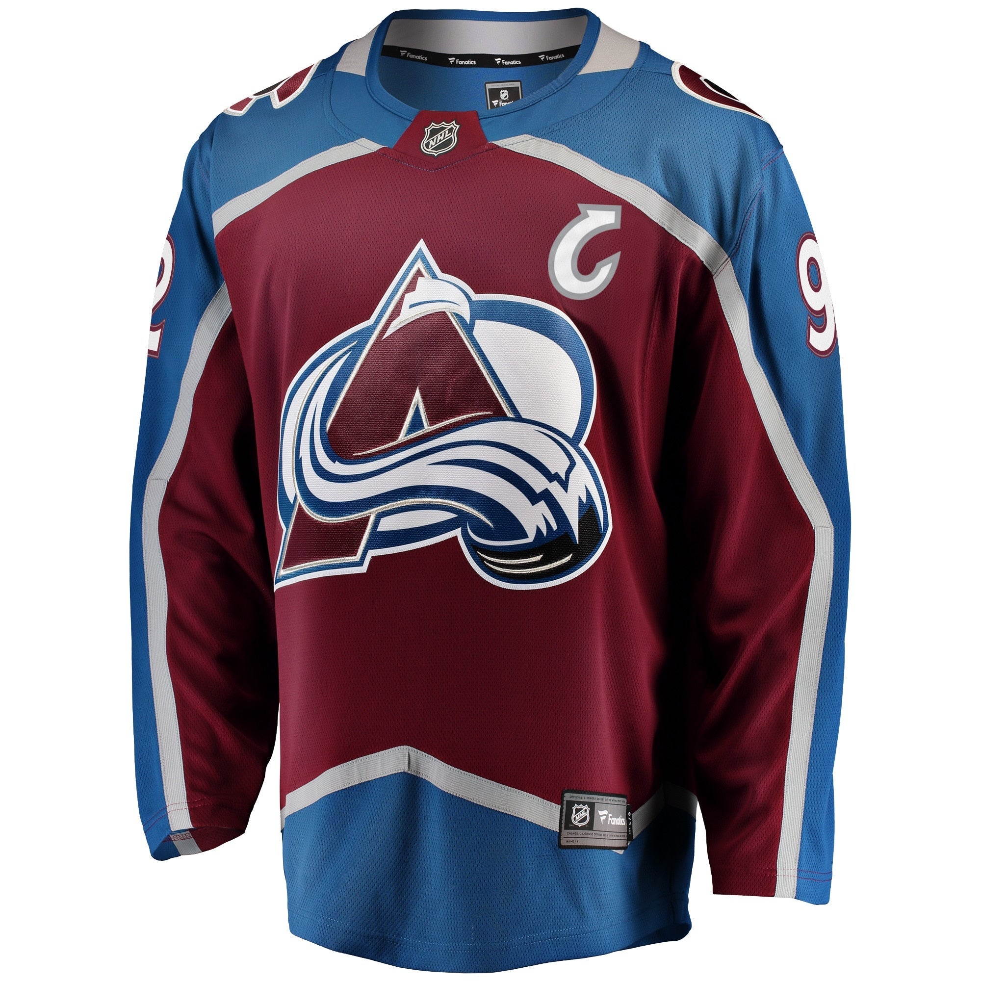 Men's Fanatics Branded Gabriel Landeskog Burgundy Colorado Avalanche Breakaway Player Jersey - vstockx