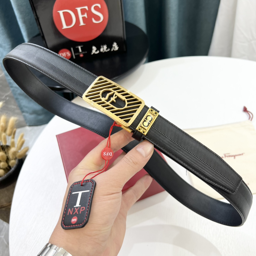 Streetwear Belt Ferragamo 319567 size:3.5cm - vstockx