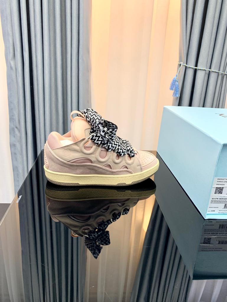 Lanvin Leather Curb Pink - vstockx