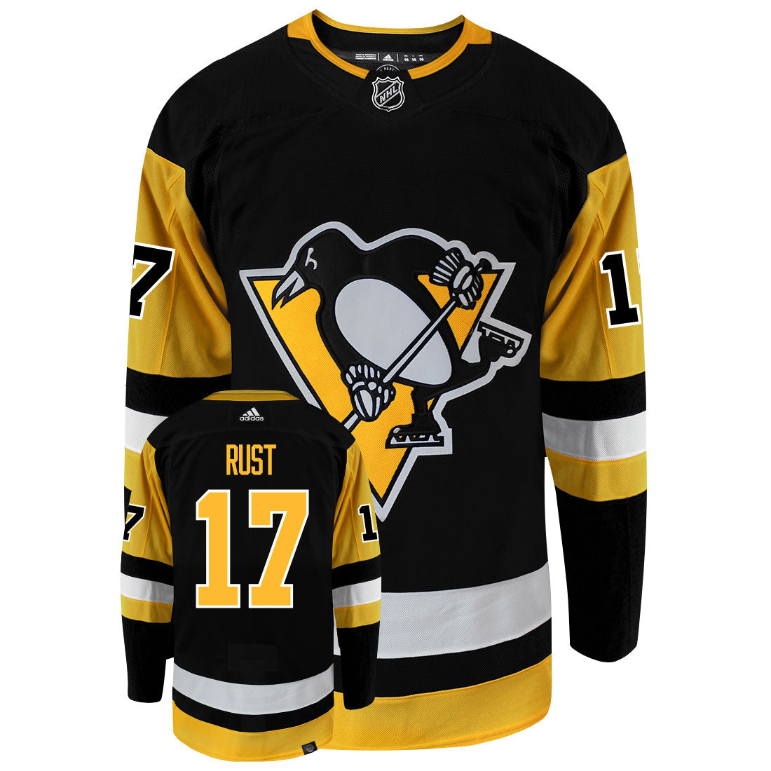 Bryan Rust Pittsburgh Penguins Adidas Primegreen Authentic NHL Hockey Jersey - vstockx