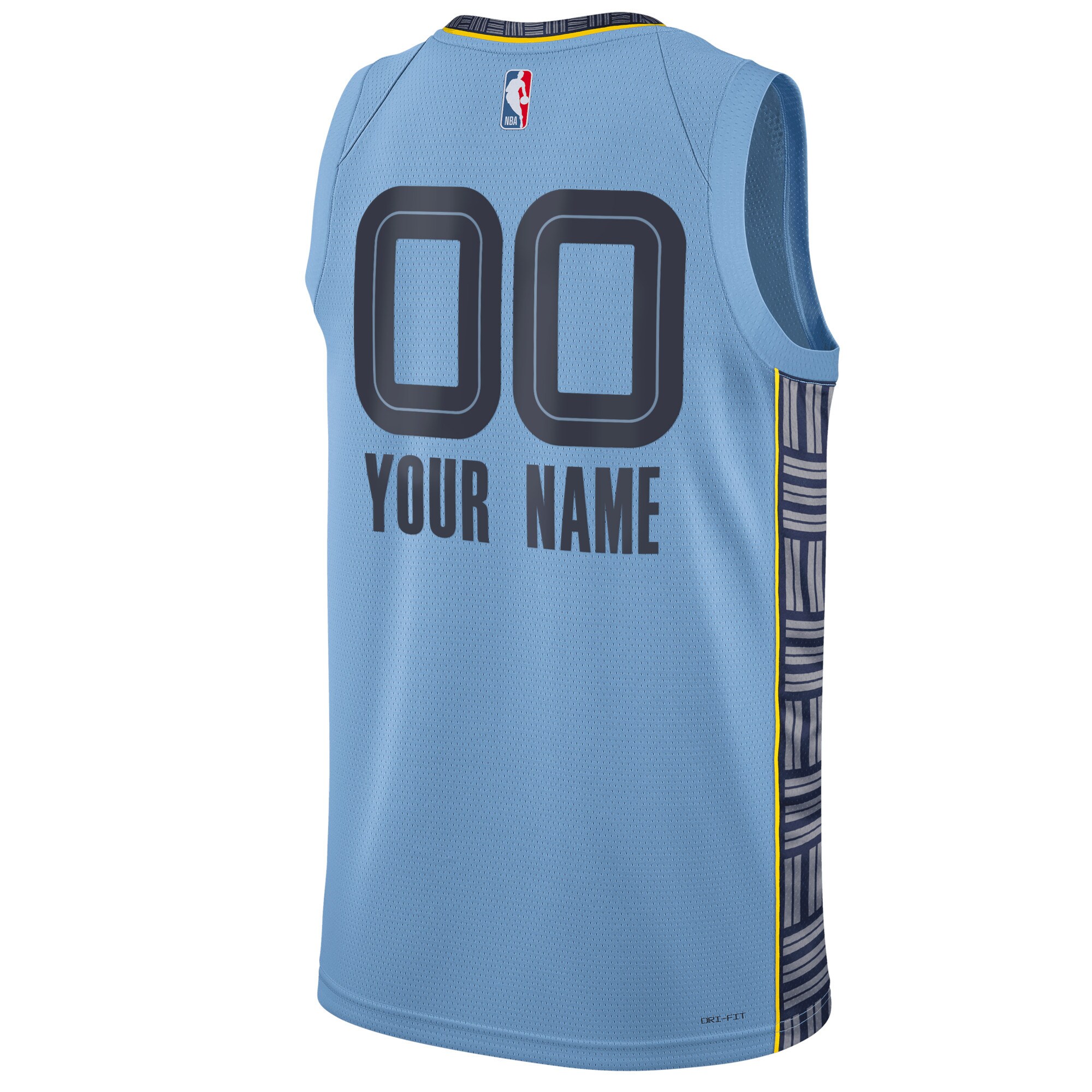Memphis Grizzlies Jordans Brand Unisex 2022/23 Swingman Custom Jersey - Statement Edition - Blue - vstockx