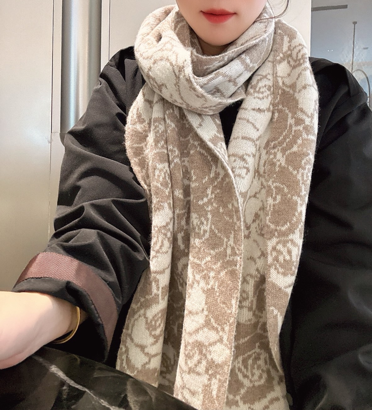 Streetwear Scarf CHANEL 328960 SIZE:180×30cm - vstockx