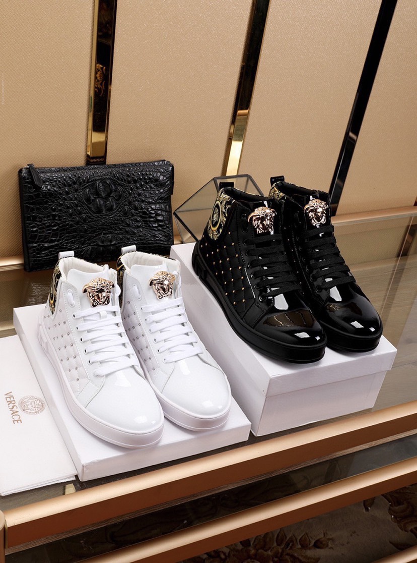 Versace High Top Sneaker 3 - vstockx
