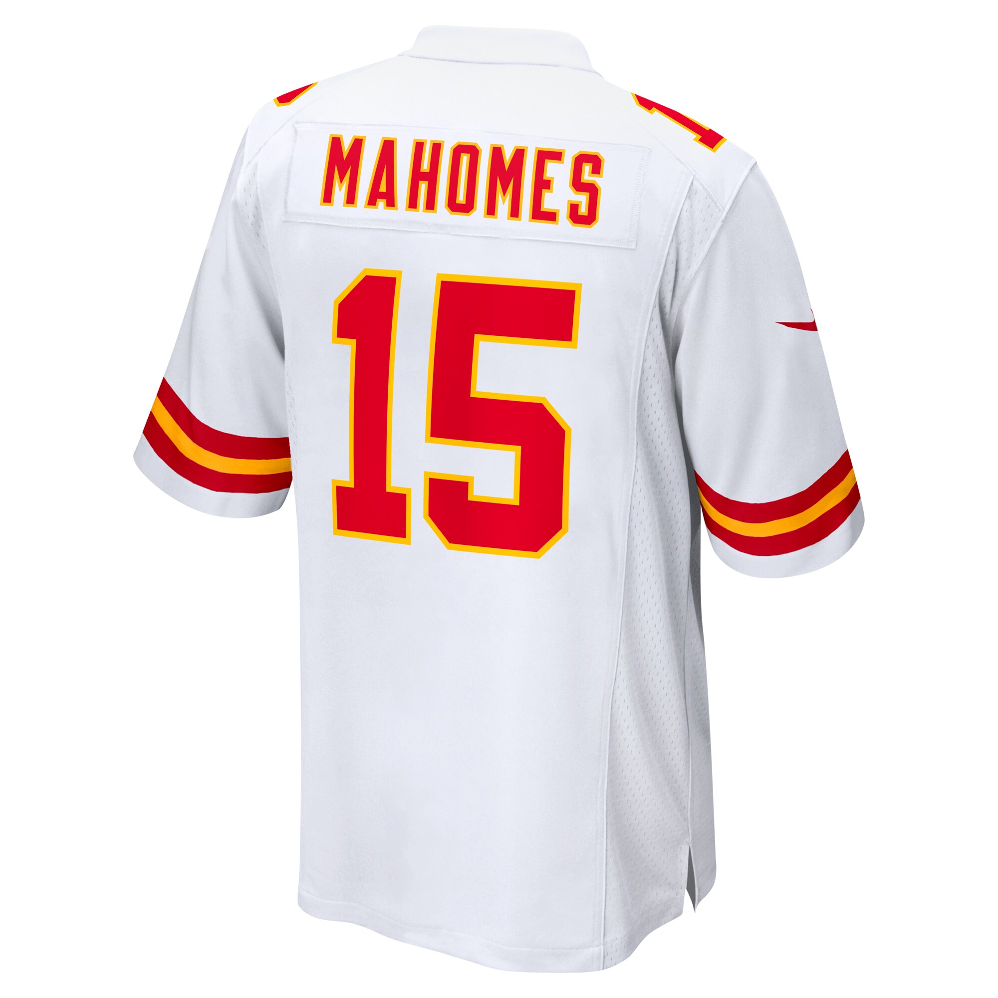 Patrick Mahomes Kansas City Chiefs Nike Super Bowl LVII Patch Away Game Jersey - White - vstockx