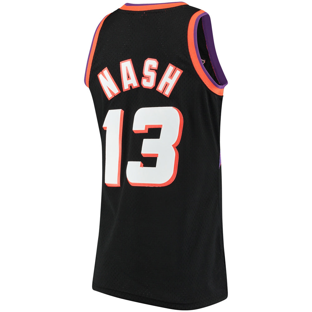 Men's Phoenix Suns Steve Nash 1996-97 Hardwood Classics Jersey - Black - vstockx