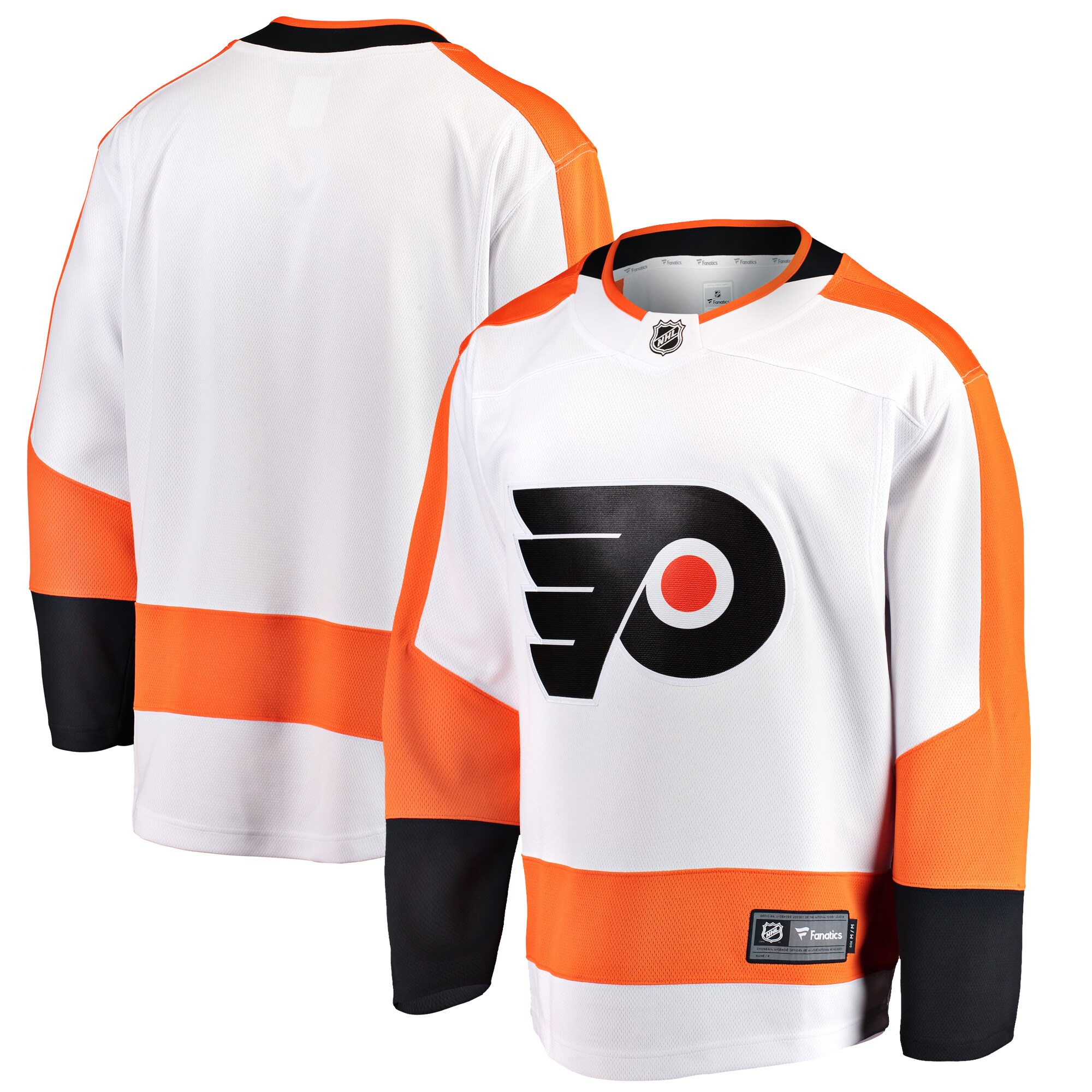 Philadelphia Flyers Fanatics Branded Breakaway Away Jersey - White - vstockx
