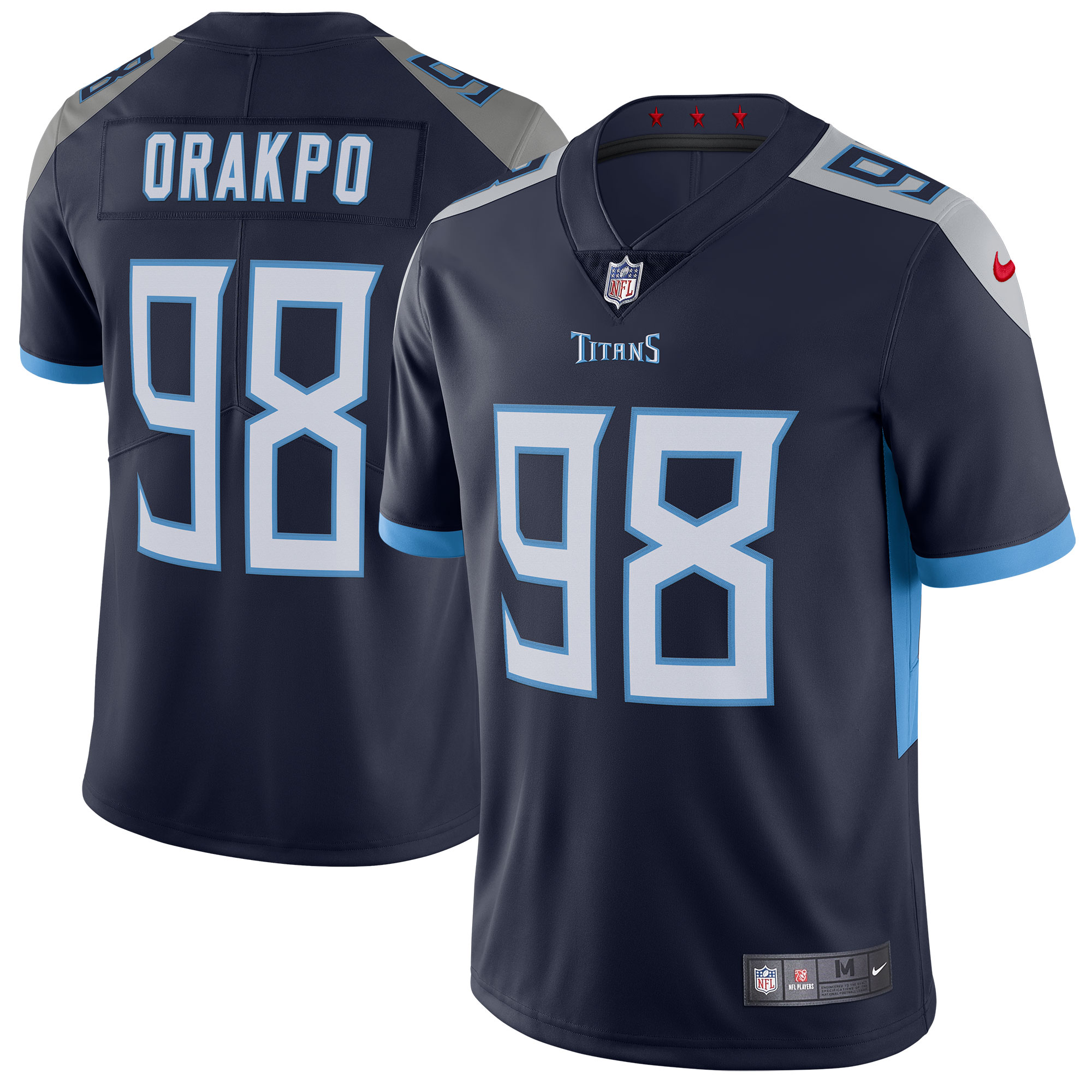 Brian Orakpo Tennessee Titans Nike Vapor Untouchable Limited Jersey - Navy - vstockx
