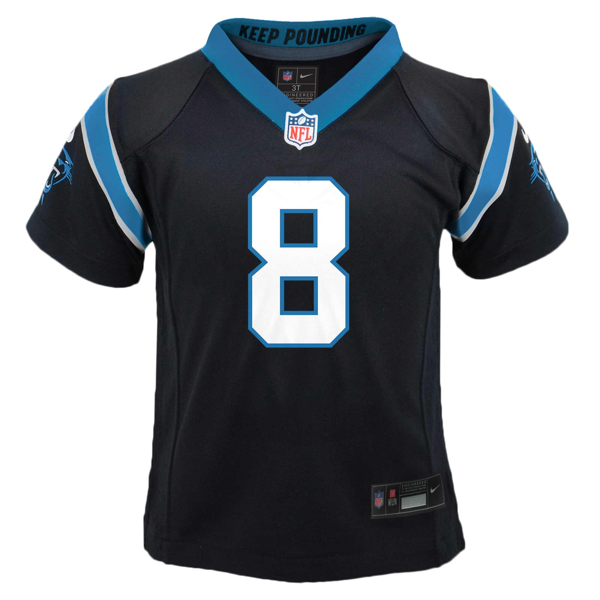 Jaycee Horn Carolina Panthers Nike Preschool Game Jersey - Black - vstockx