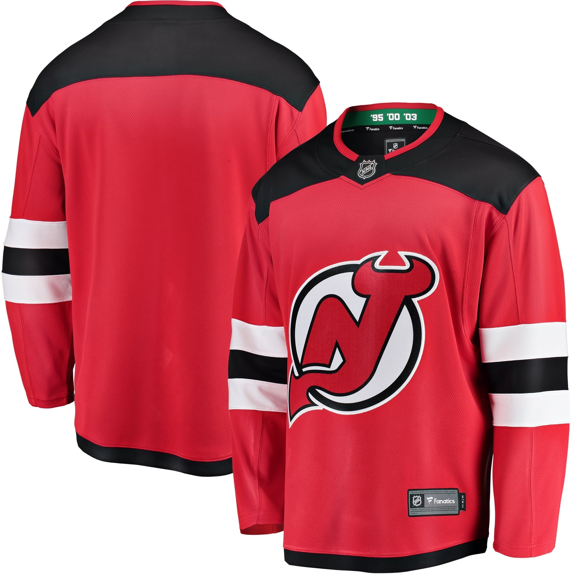 Men's Fanatics Branded Red New Jersey Devils Breakaway Home Jersey - vstockx
