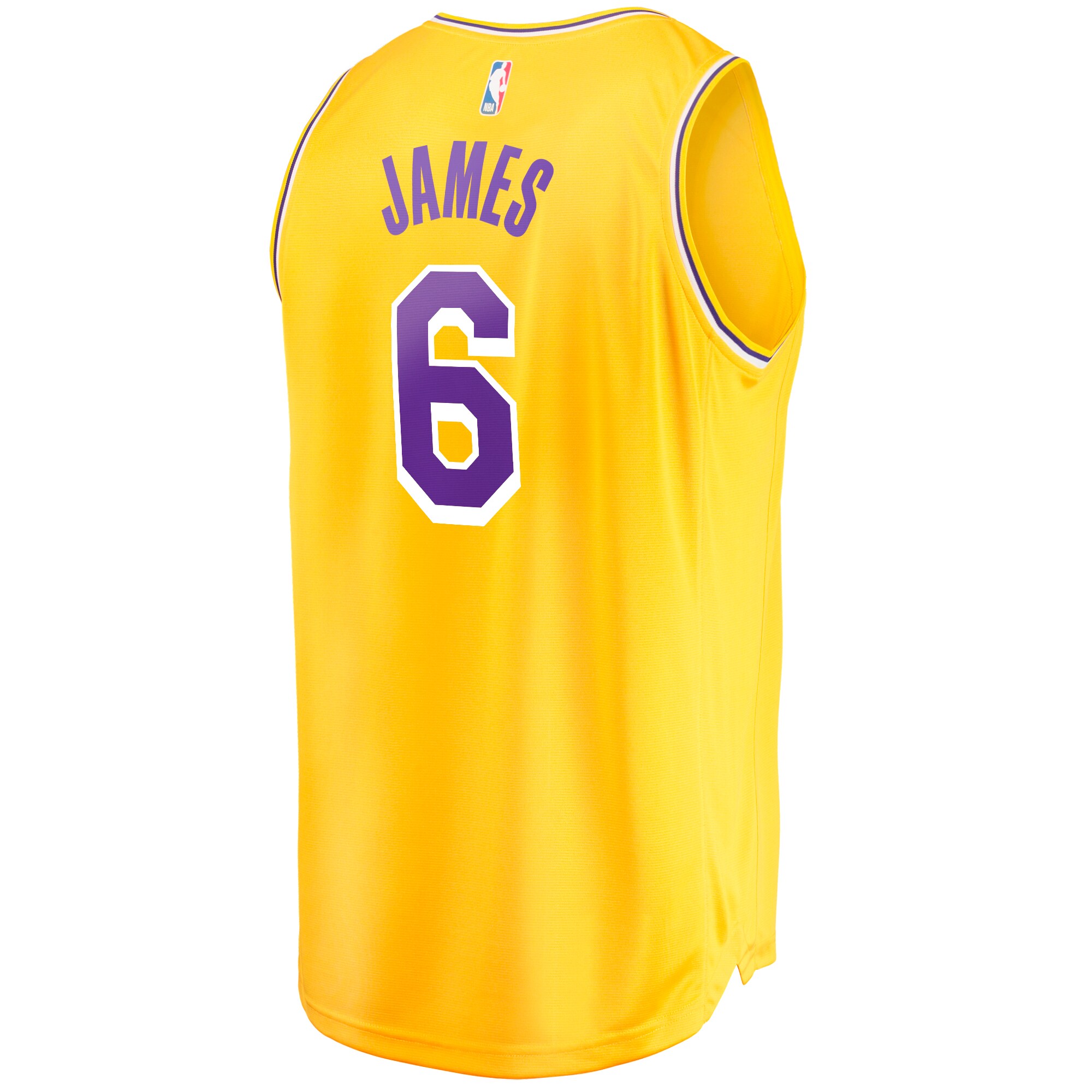 LeBron James Los Angeles Lakers Fanatics Branded Big & Tall Fast Break Player Jersey - Gold - Icon Edition - vstockx