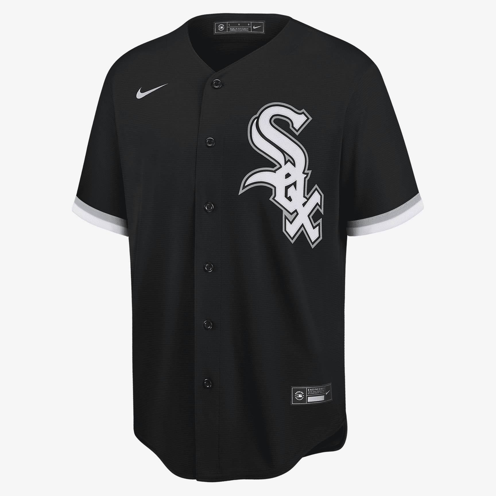 MLB Chicago White Sox (Yoan Moncada) Men's Replica Baseball Jersey - Black - vstockx