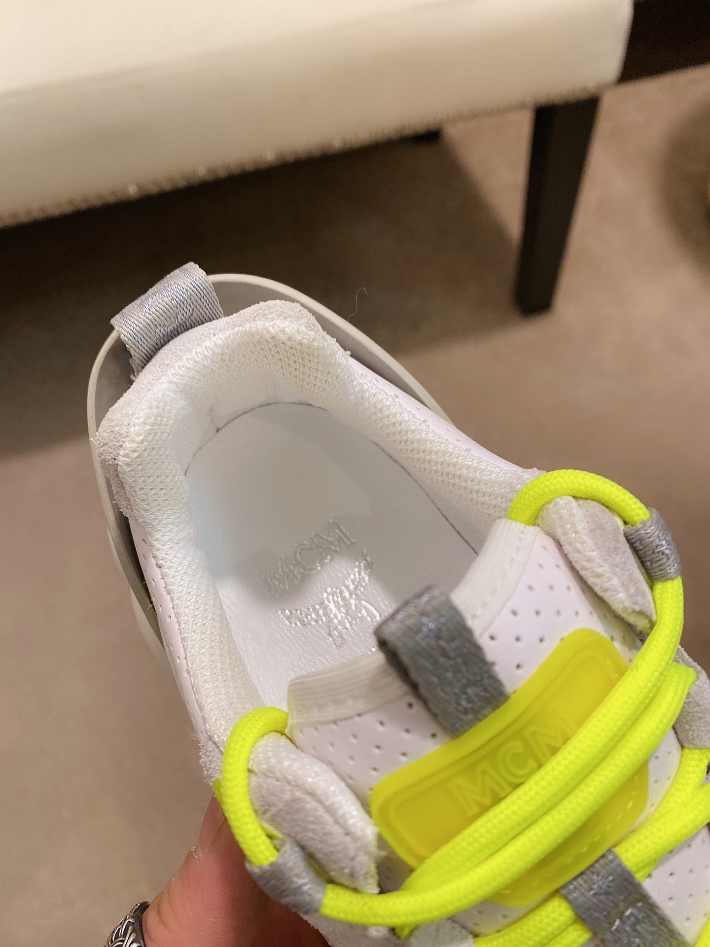 MCM Low Top Logo Lace-up Sneakers 11 - vstockx