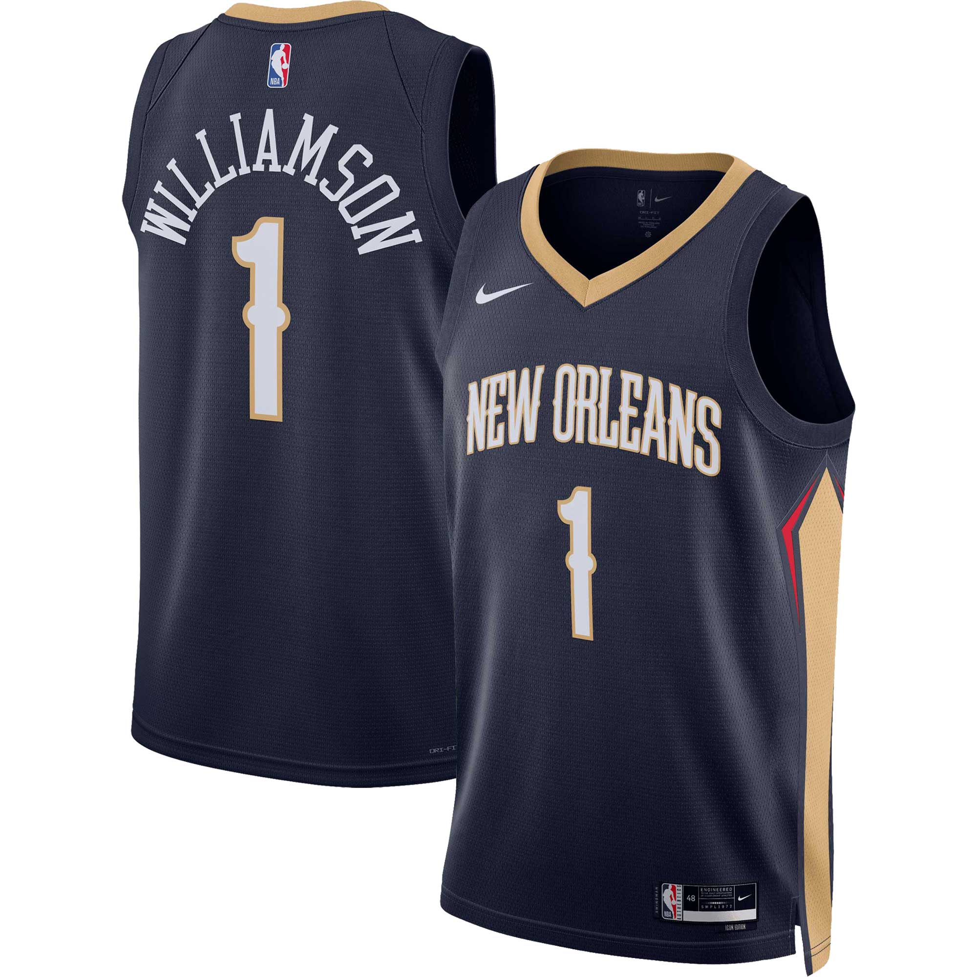Zion Williamson New Orleans Pelicans Nike Unisex Swingman Jersey - Association Edition - Navy - vstockx