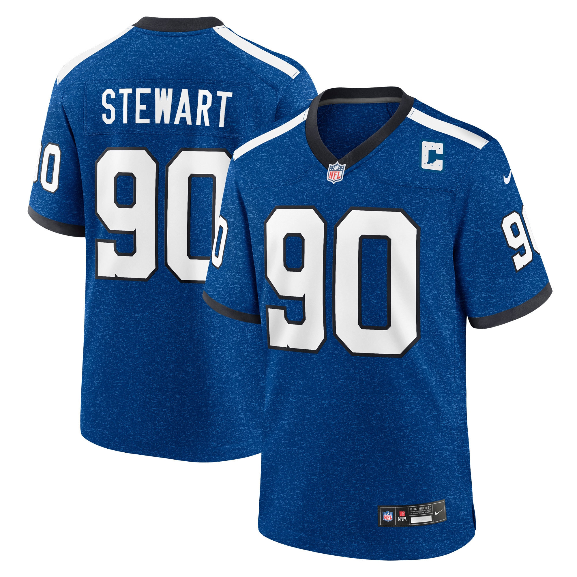 Grover Stewart Indianapolis Colts Nike Indiana Nights Alternate Game Jersey - Royal - vstockx