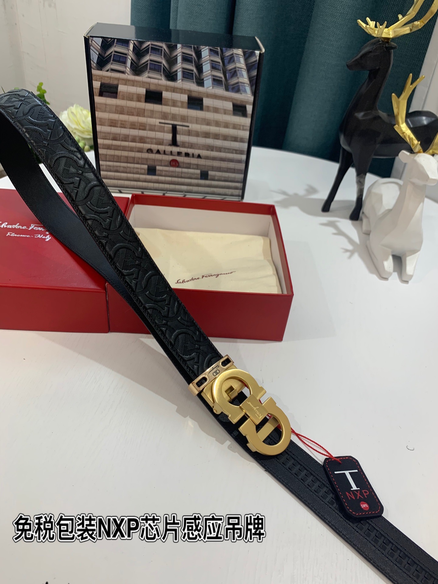 Streetwear Belt Ferragamo 319219 size:3.5cm - vstockx