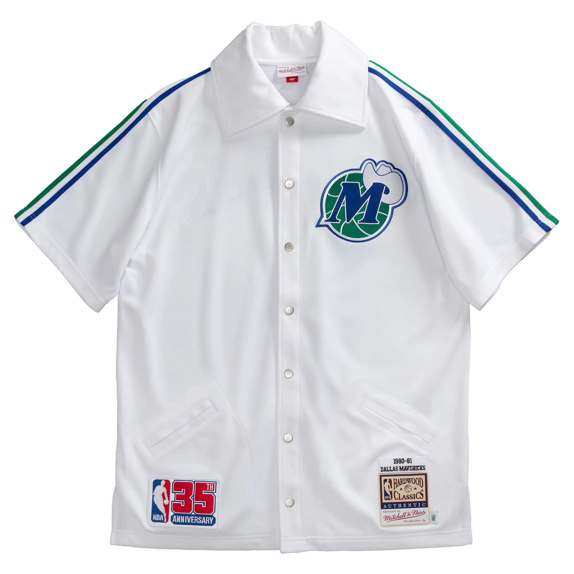 Authentic Dallas Mavericks 1980-81 Shooting Shirt - vstockx