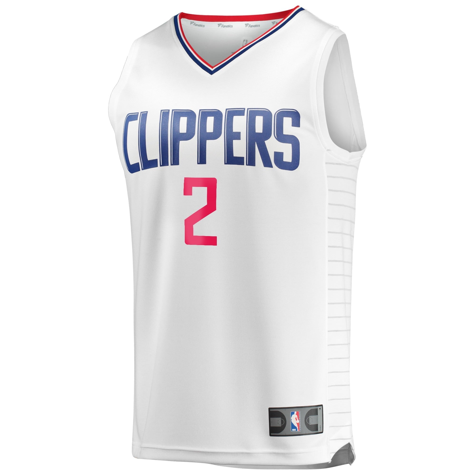 Men's Fanatics Branded Kawhi Leonard White LA Clippers Fast Break Replica Player Jersey - Association Edition - vstockx
