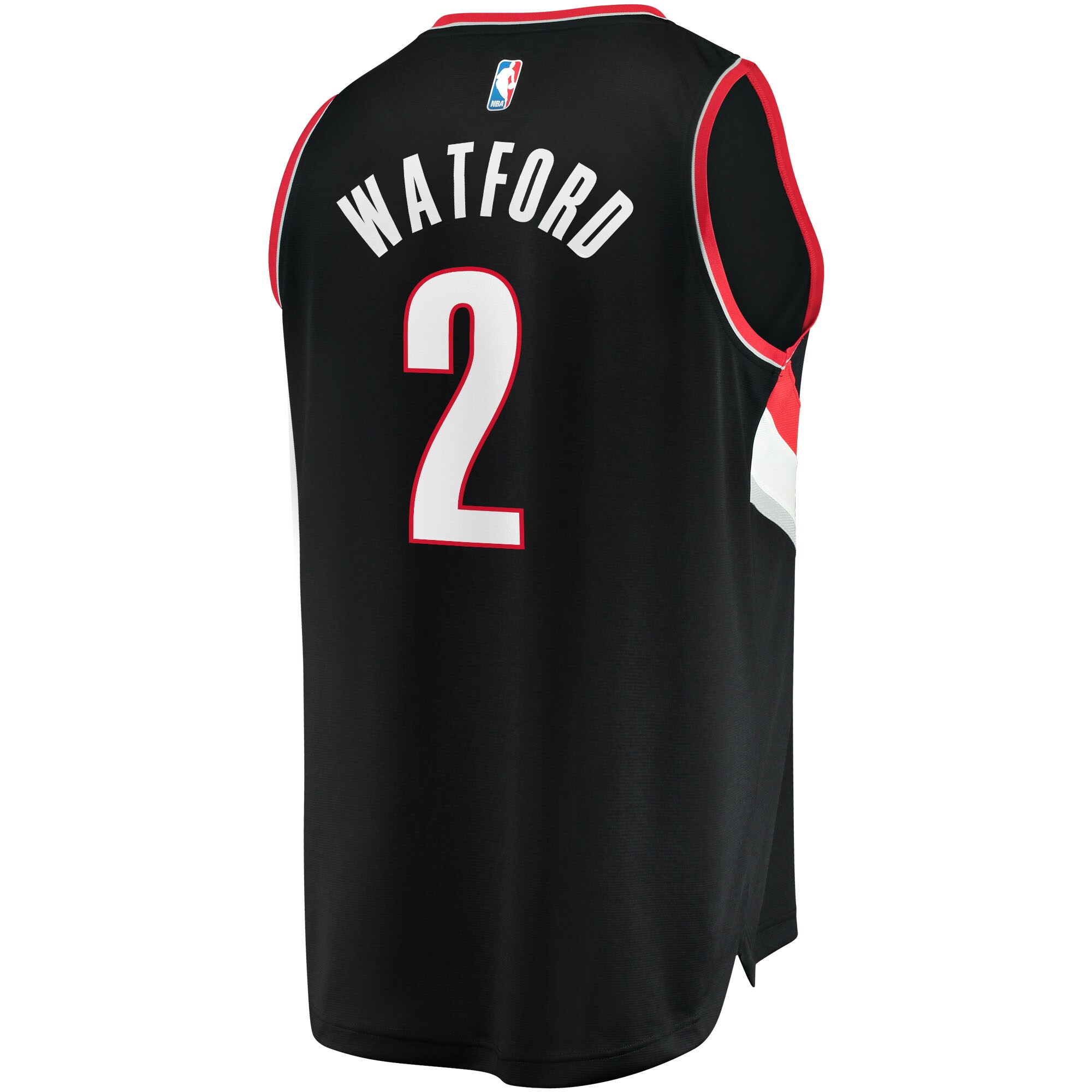 Trendon Watford Portland Trail Blazers Fanatics Branded 2021/22 Fast Break Replica Jersey - Icon Edition - Black - vstockx