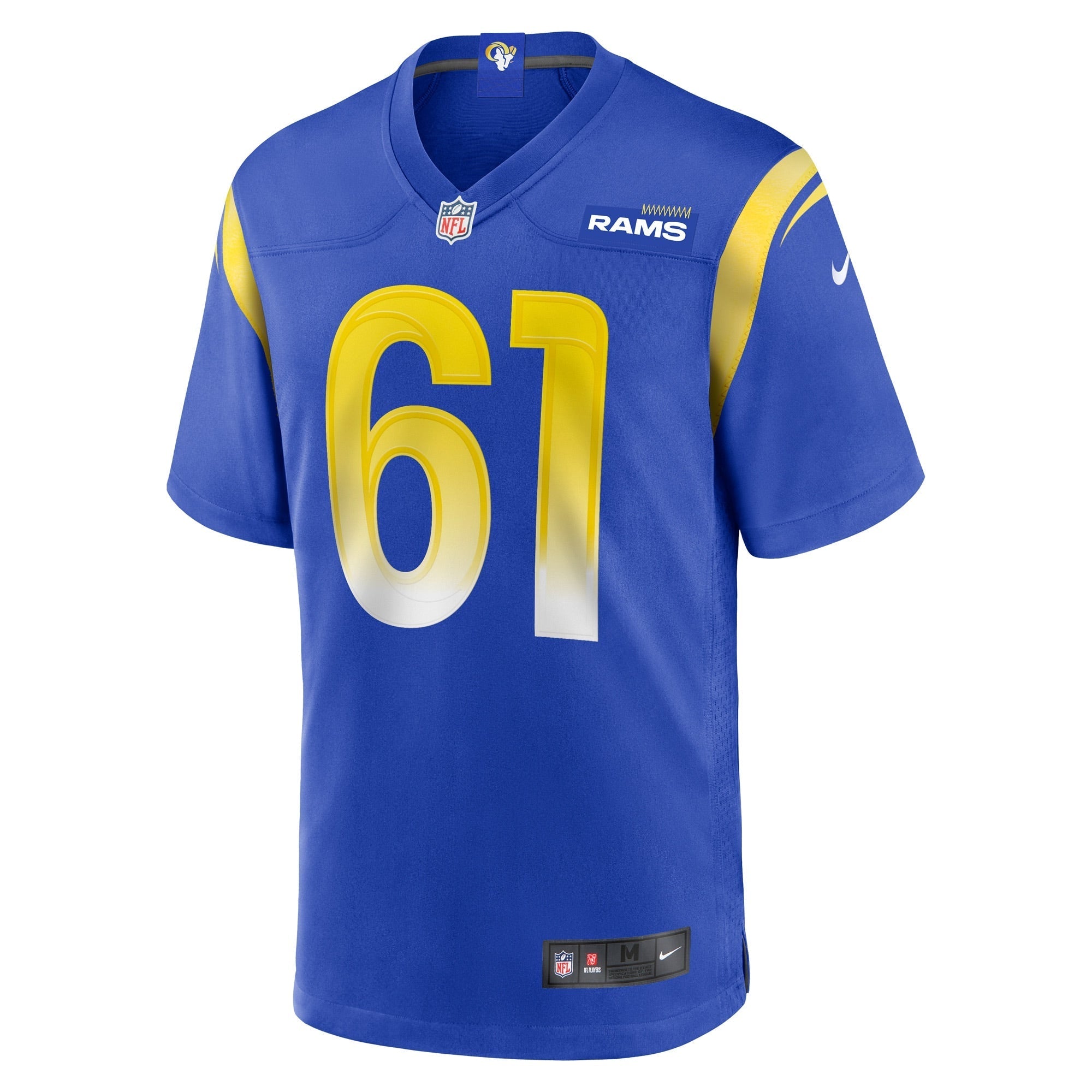 Men's Nike AJ Arcuri Royal Los Angeles Rams Game Player Jersey - vstockx