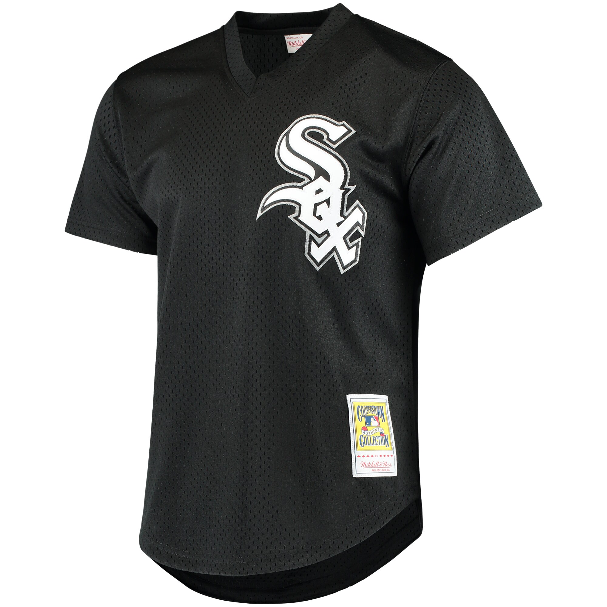 Frank Thomas Chicago White Sox Mitchell & Ness Cooperstown Mesh Batting Practice Jersey - Black - vstockx