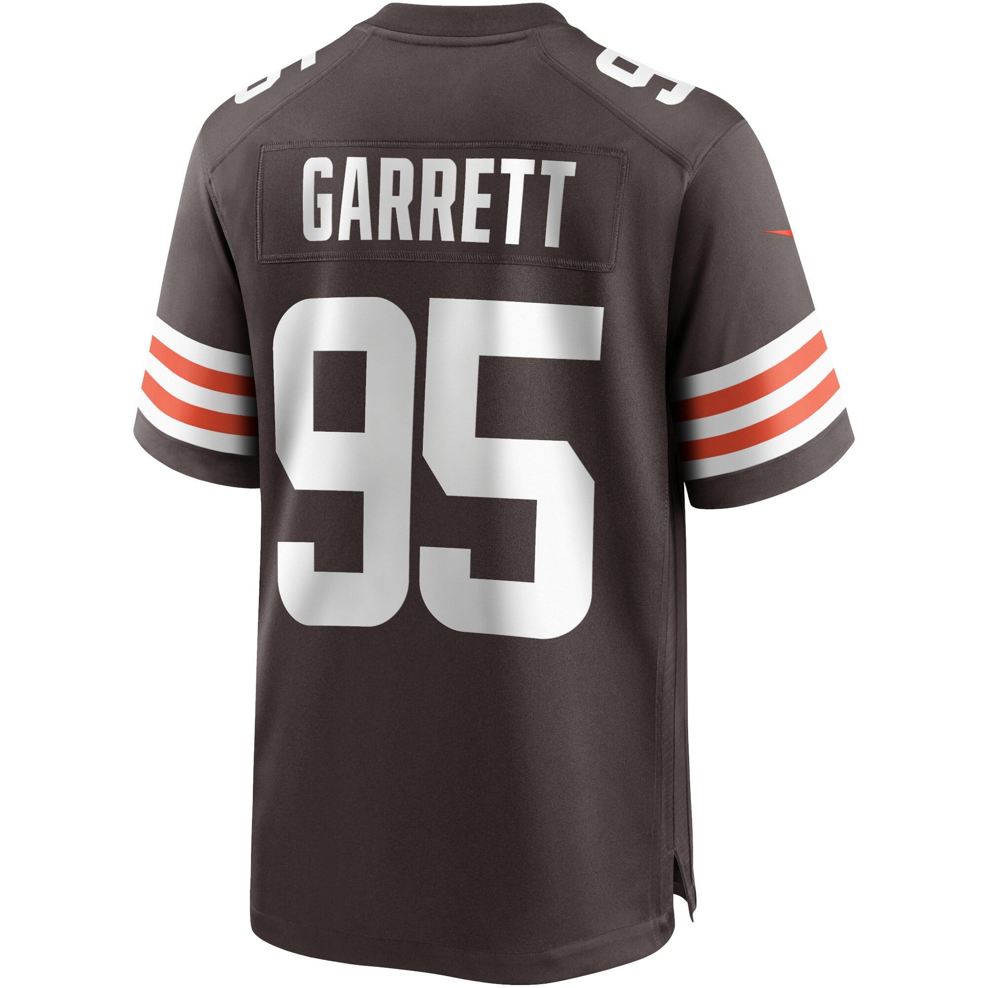 Men's Nike Myles Garrett Brown Cleveland Browns Game Player Jersey - vstockx