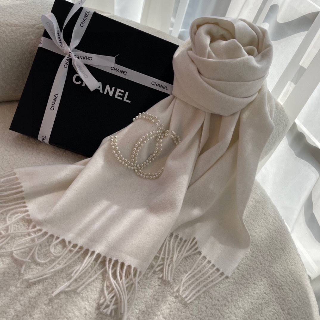 Streetwear Scarf CHANEL 329013 SIZE:70*200cm - vstockx